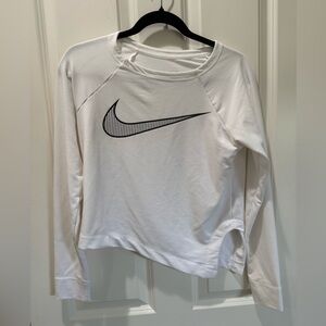 Nike dry-fit assymetrical hem top